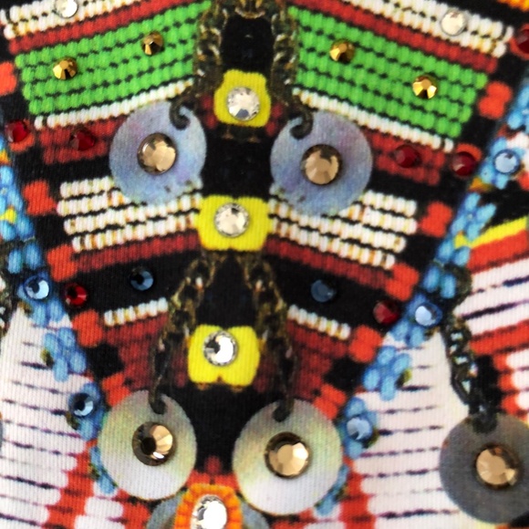 Bergdorf Goodman Camilla, Rainbow Warrior Print Reversable Swimsuit / Size M-L - Picture 6 of 11